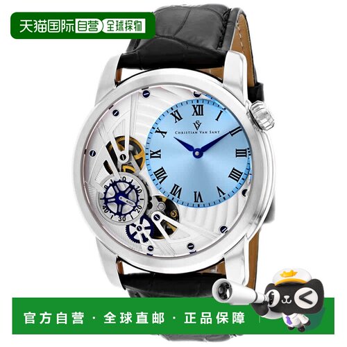 自营Christian Van Sant Men's Blue dial Watch - blue 美国奥莱