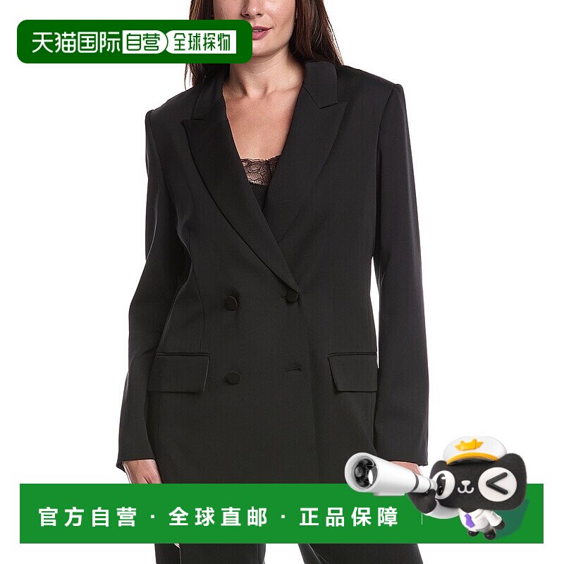 自营 A.L.C.Caleb羊毛混纺夹克-黑色 美国奥莱直发