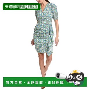 蓝色 Bob褶皱迷笛裙 美国奥莱直发连衣裙 Hale 自营