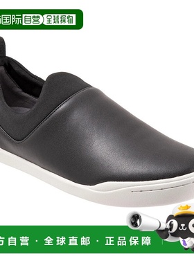 自营 SoftWalk Maya S2154-001运动鞋女式黑色皮革生活鞋JOBB293-