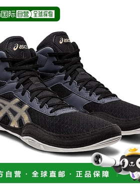 自营 Asics Matflex 6 1081A021-002男式黑色香槟摔跤鞋gbnc1036-