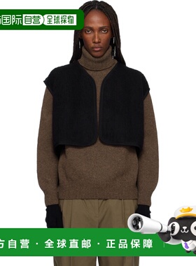 1h可退 香港直邮潮奢 Baserange 女士 黑色 Capas 马甲 OUCVBWSP2