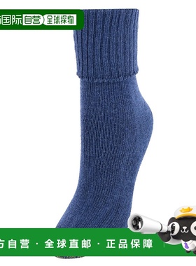 自营 gold toe女士翻边百慕大袜（3 双装）- 蓝色 美国奥莱直发