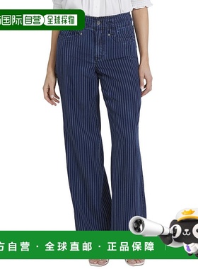 自营NYDJ Teresa Dark Ocean Wide Leg Jean - blue 美国奥莱直发