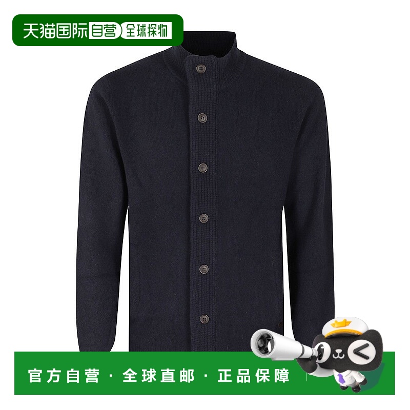 自营barbourEssential Patch Zip Cardigan - black 美国奥莱直发