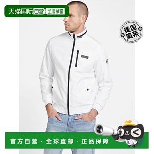 美国奥莱 guessEco 纯白色 加厚夹克 直发 Addie