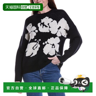 black 自营Vince 美国奥莱直发 Sweater Motif Camuto Flower