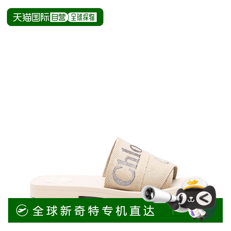 1h可退 香港直邮潮奢 Chloe 蔻依 女士 Woody 拖鞋 CHC25S188QT