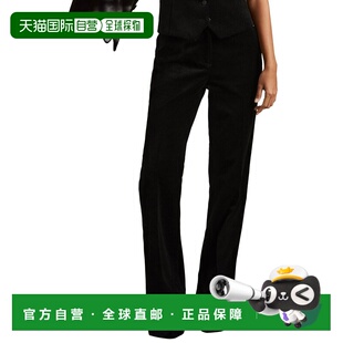 Parisa black Velvet Trouser 美国奥莱直发 Flare 自营Reiss