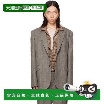 1h可退 香港直邮潮奢 Our Legacy 男士 棕色 Ceremony 西装外套 M