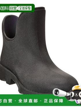 自营Burberry Marsh 橡胶靴 - 黑色 美国奥莱直发雨靴切尔西靴