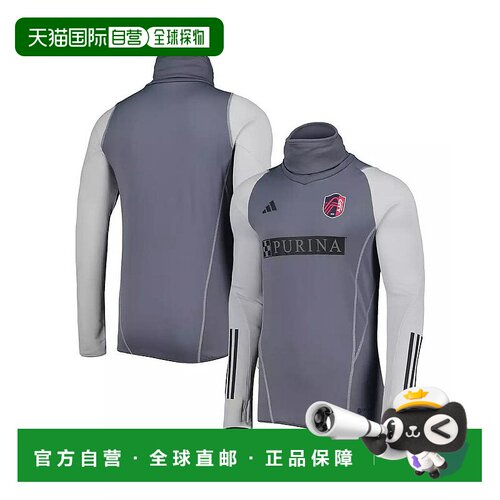 1h可退 【美国直邮】adidas 男士灰色 St Louis City SC COLD RDY