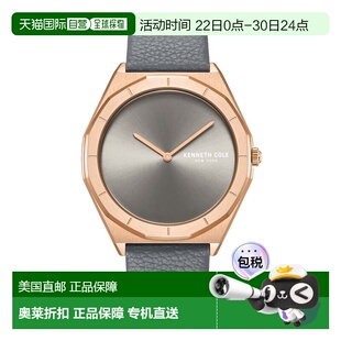 自营Kenneth Cole Men's Classic mm Quartz Watch - grey 美国奥