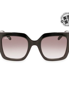 自营Salvatore Ferragamo SF 1041S 001 女士方形太阳镜 - 黑色