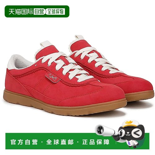 自营Ryka Effortless Sneaker Womens Red Salsa Faux Leather Li