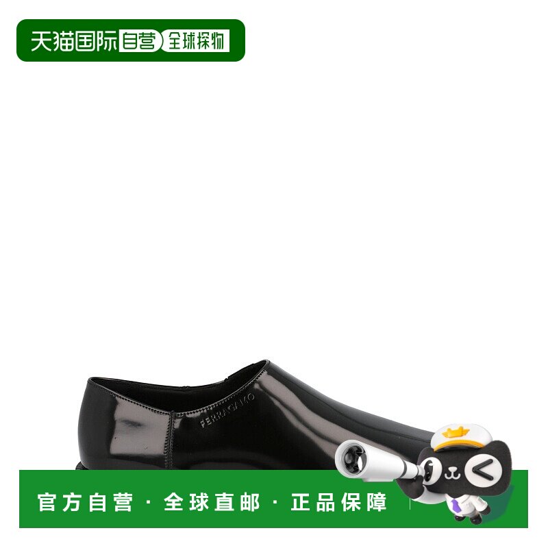 自营salvatore ferragamoDyaso Open Toe Loafers - black 美国奥