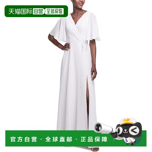 自营marchesa notte诺特 新娘 罗马 连衣裙 - 灰色 美国奥莱直发