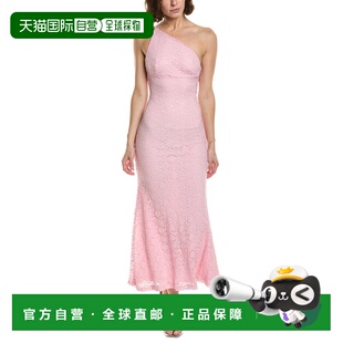 自营Bardot Albie针织长裙-粉红色 连衣裙吊带鱼尾裙 美国奥莱直