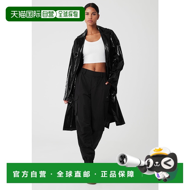美国直邮AloYoga女士休闲时尚长款风衣夹克外套W4524R