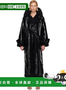 1h可退 香港直邮潮奢 Ottolinger 女士 黑色 Oversized Split 人