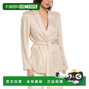 Brett Silk Blend 自营 brown Halperin Jacket 美国奥莱 Kobi