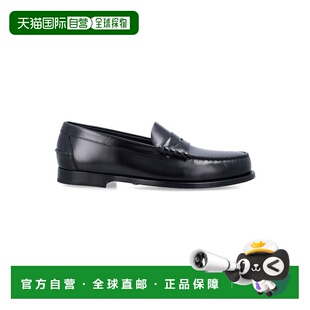 自营church'sRowley抛光小牛便士便鞋-黑色 美国奥莱直发