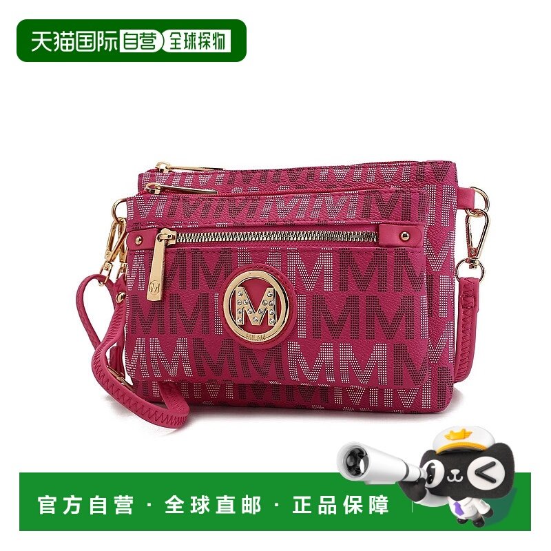自营mia k collection米娅K的Camren M签名斜挎包-紫红色 美国奥