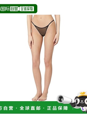 自营Only Hearts Whisper String Bikini Womens  Black Sheer Un