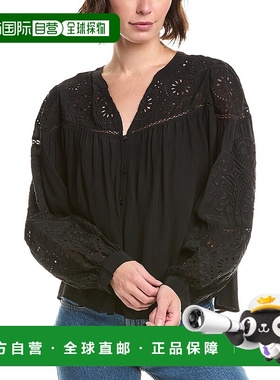 自营velvet by graham & spencerGraham&Spencer Libby天鹅绒上衣