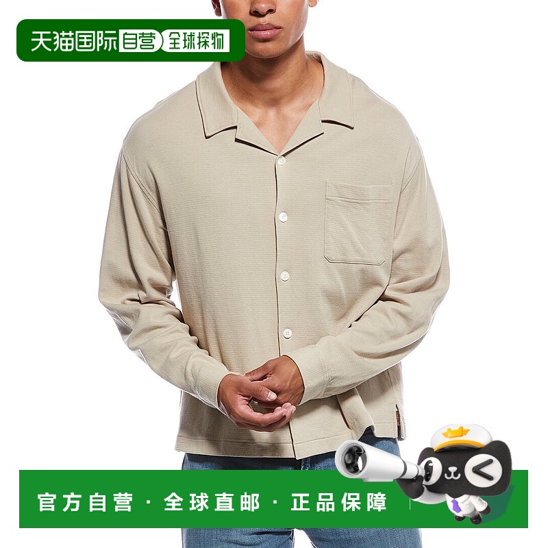 自营FRAME Denim Duo Fold Relaxed Shirt - beige 美国奥莱直发