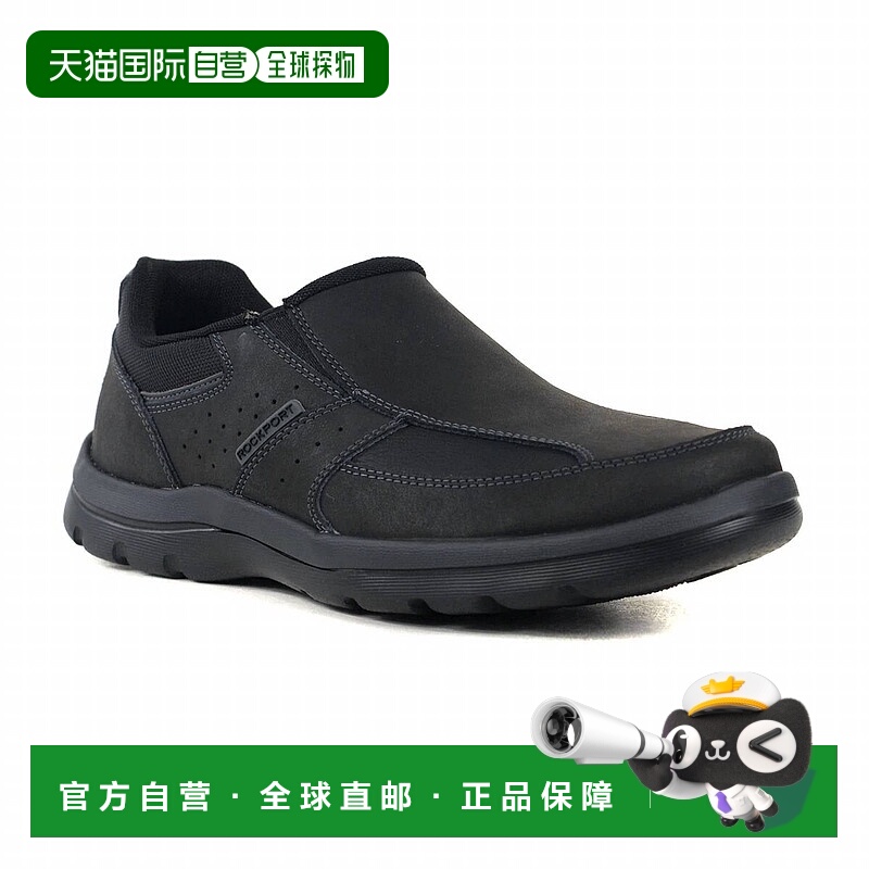 自营rockportMen's Get Your Kicks Slip-On Wide Shoe In Black