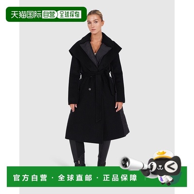 自营 belle & bloomWalk Me Home敞篷大衣-黑色 美国奥莱直发