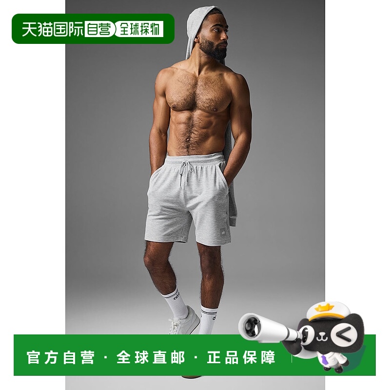美国直邮AloYoga瑜伽7'Micro运动Waffle男士短裤M6127R
