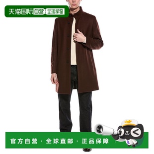 Cashmere Blend 自营Theory red Wool Coat 美国奥莱 Belvin
