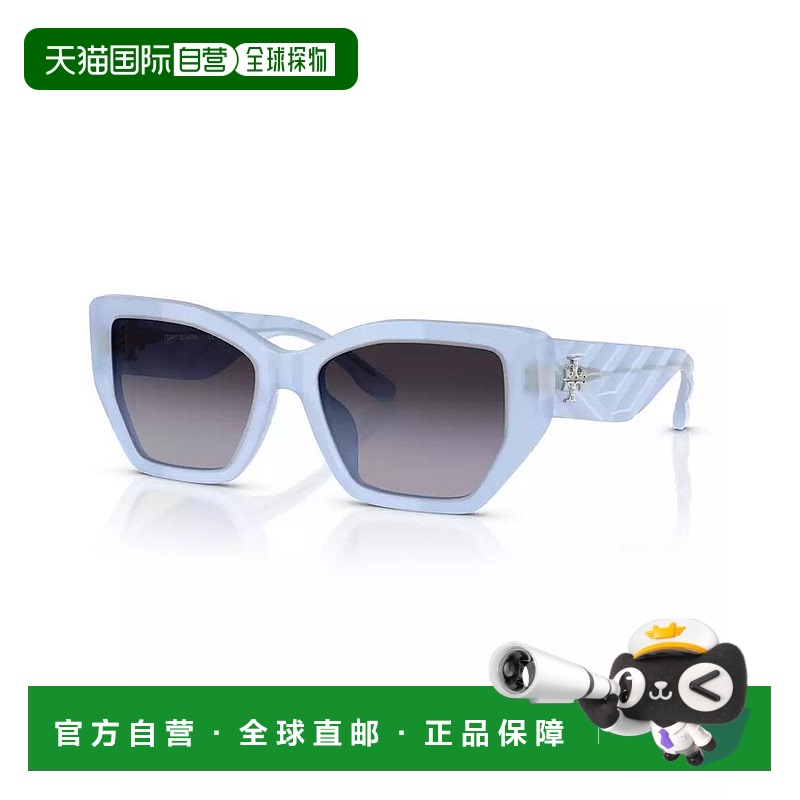 1h可退 【美国直邮】Tory Burch 女款太阳眼镜 TY7187U 几何框 进
