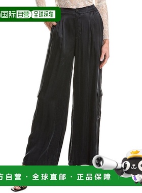 自营 Johnny Was 褶皱套穿长裤 - 黑色 美国奥莱直发休闲裤阔腿裤