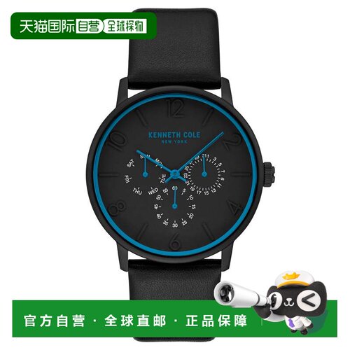 自营Kenneth Cole Men's Classic mm Quartz Watch - black 美国