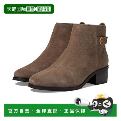 1h可退 【美国直邮】cole haan 女士 靴子时尚短靴踝靴拉链休闲舒