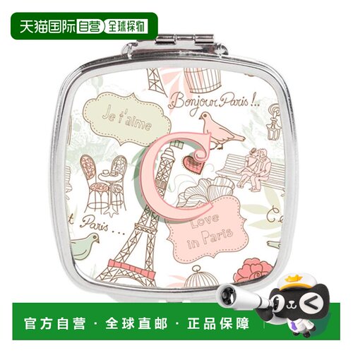 自营Carolines Treasures CJ2002-CSCM 字母 C Love in Pari正品