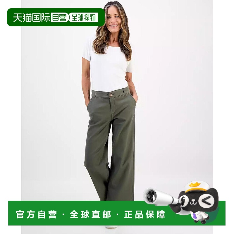 1h可退 【美国直邮】style & co 女士 休闲裤阔腿裤