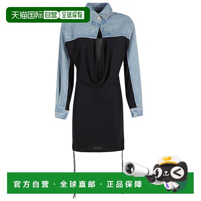 自营christopher esberBlack Deconstruct Shirt Dress - black