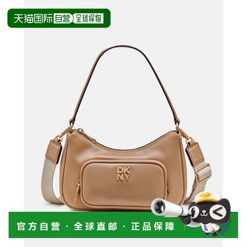 自营 dknyPhilo TZ肩部-卡布奇诺 美国奥莱直发斜挎包手提包