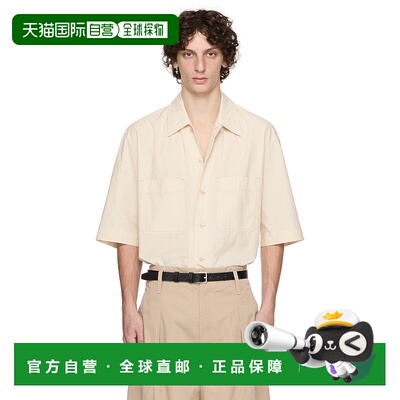 1h可退 香港直邮潮奢 Lemaire 男士 灰白色 Convertible 衬衫 SH1