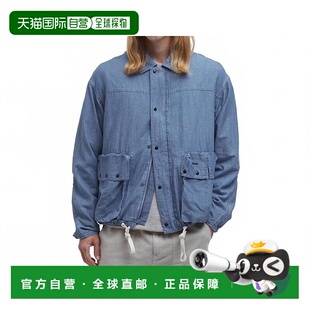 自营 barbour达勒姆轻质牛仔夹克,位于Chambray-Chambray 美国奥
