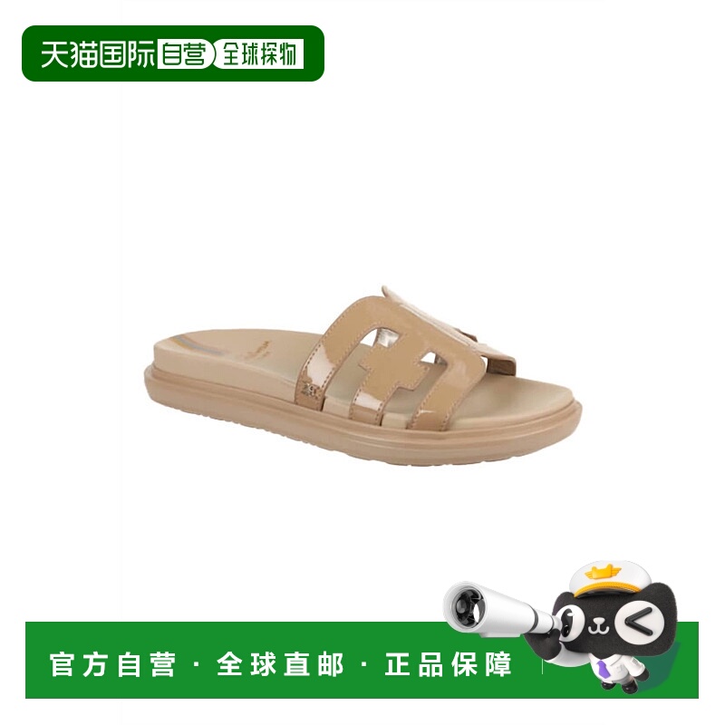 自营 sam edelman女式Valeri滑凉鞋杏仁专利-杏仁专利 美国奥莱直