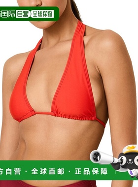 自营 Solid & Striped The Yasmeen Bikini Top - red 美国奥莱直
