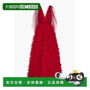 女士 marchesa 连衣裙蕾丝长裙拼接 美国直邮 1小时内可退