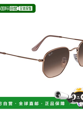 自营ray-banRay Ban Hexagonal Flat Lenses Brown Gradient Sung