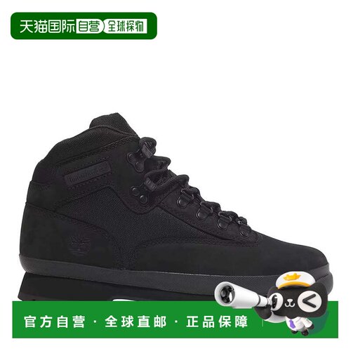自营timberland黑色Euro hicker Nubuck低帮靴子-黑色 美国奥莱直