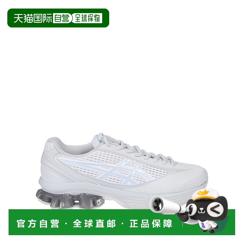自营asicsGel Kinetic Fluent运动鞋，带雕刻鞋底-白色 美国奥莱
